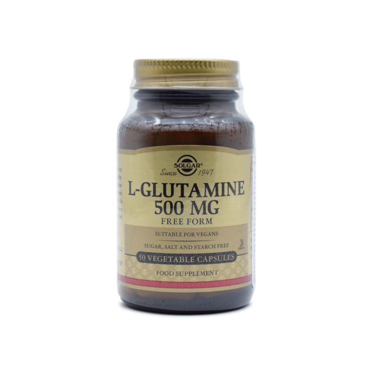 Solgar L-Glutamine 500mg 50 φυτικές κάψουλες