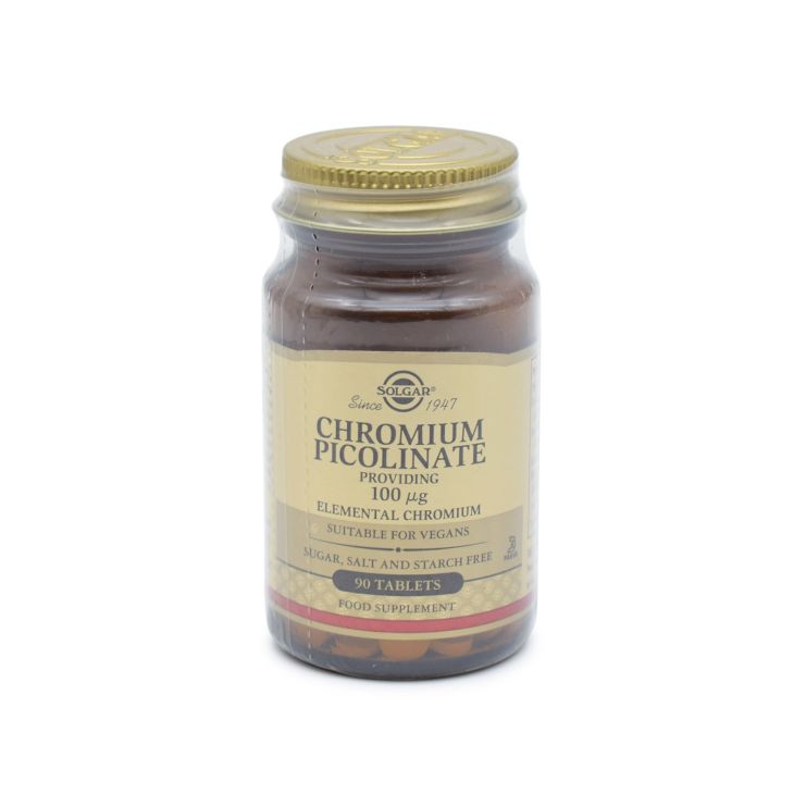 Solgar Chromium Picolinate 100μg 90 ταμπλέτες