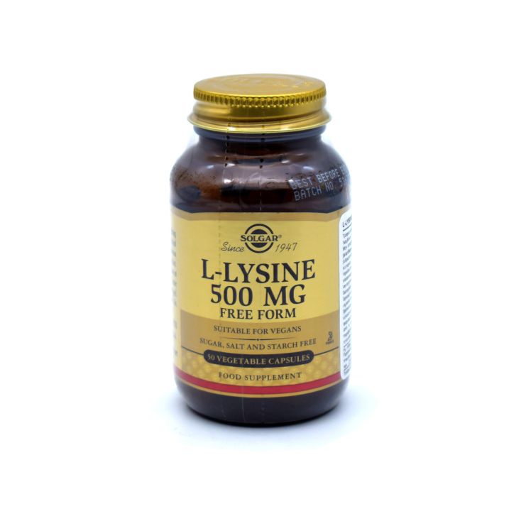 Solgar L-Lysine 500mg 50 φυτικές κάψουλες