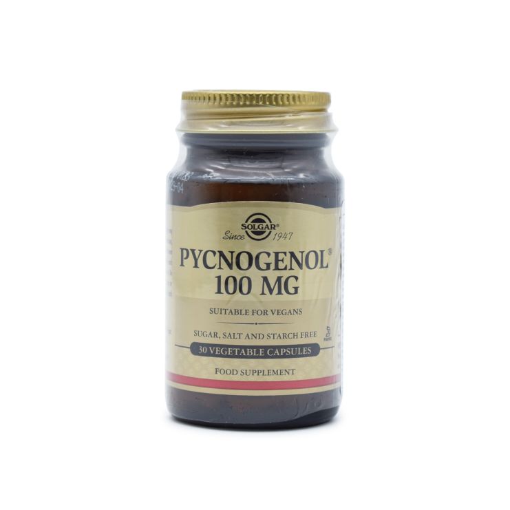 Solgar Pycnogenol 100mg 30 φυτικές κάψουλες