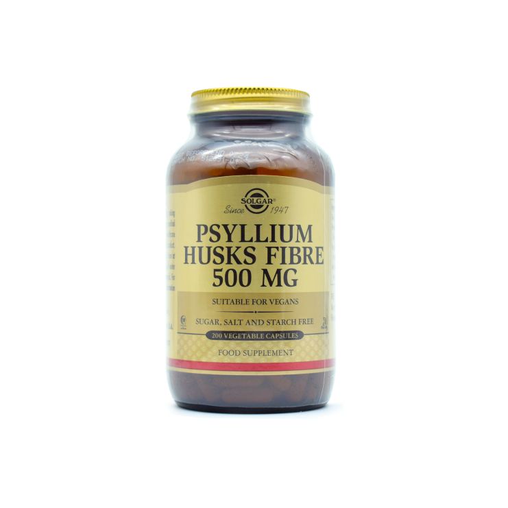 Solgar Psyllium Husks Fibre 500mg 200 φυτικές κάψουλες