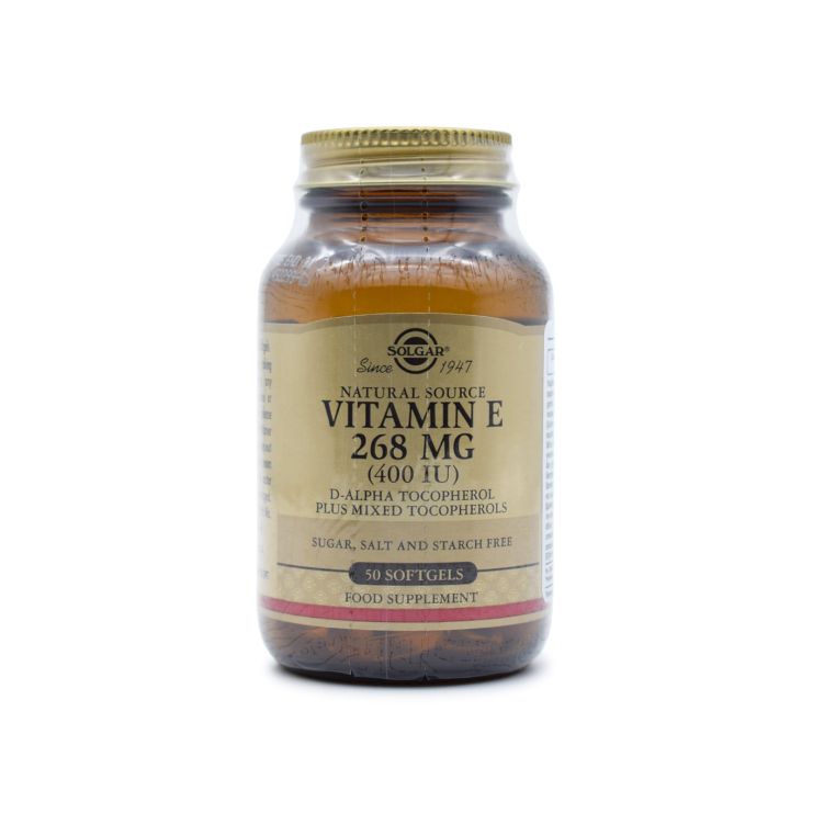 Solgar Vitamin E 268mg 400iu 50 μαλακές κάψουλες
