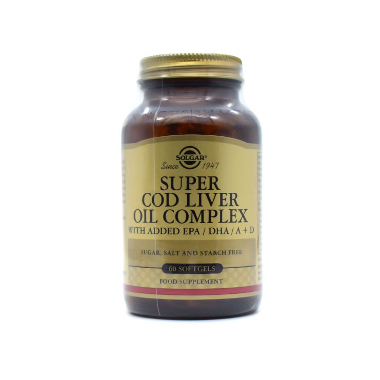 Solgar Super Cod Liver Oil Complex 60 μαλακές κάψουλες