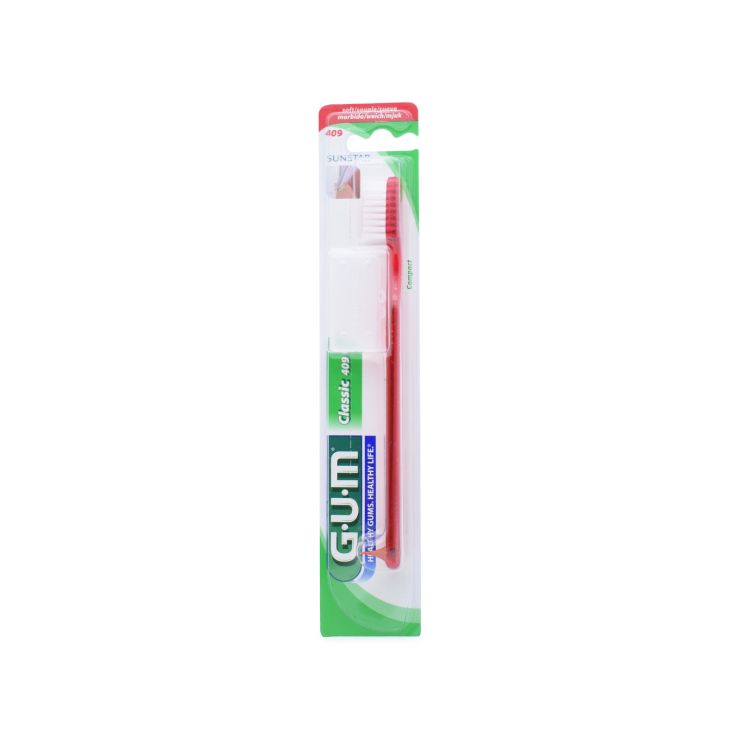 Sunstar Gum Οδοντόβουρτσα 409 Classic Κόκκινη 070942004091 1 τμχ