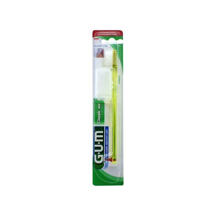 Sunstar Gum Οδοντόβουρτσα 409 Classic Soft Κίτρινη 070942004091 1 τμχ