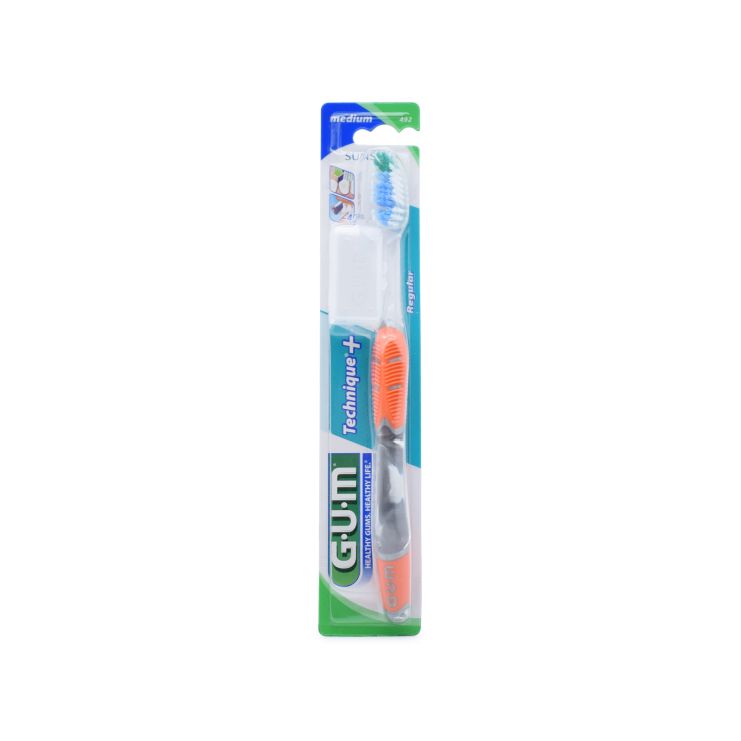 Sunstar Gum Οδοντόβουρτσα Technique+ Medium Πορτοκαλί 070942121613