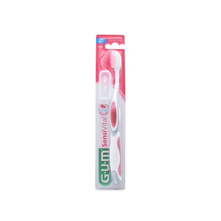 Sunstar Gum SensiVital Οδοντόβουρτσα Ultra Soft 509 Κόκκινη 070942123518 