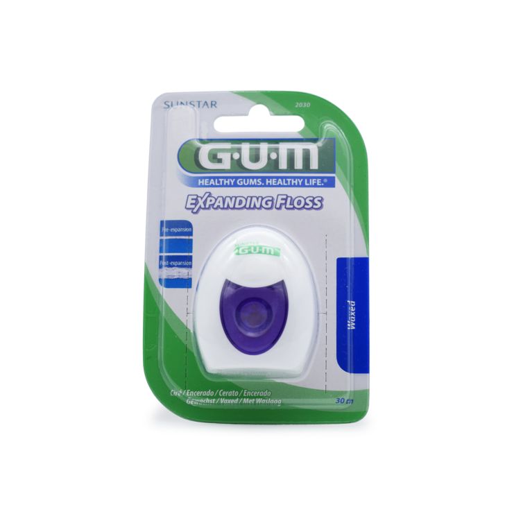 Sunstar Gum Expanding Floss Waxed 2030 Οδοντικό Νήμα 30m