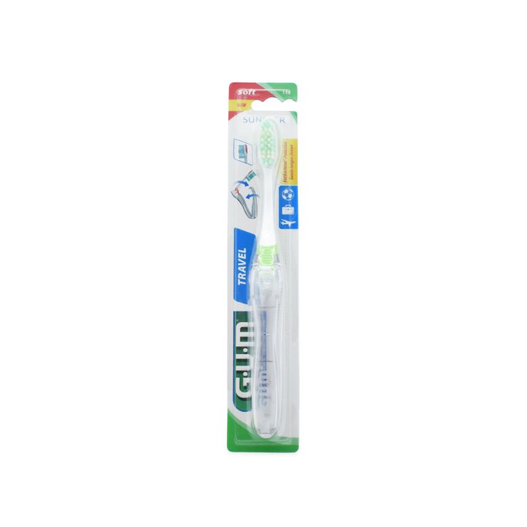 Sunstar Gum Οδοντόβουρτσα  Travel Brush Soft  Λαχανί 070942501538