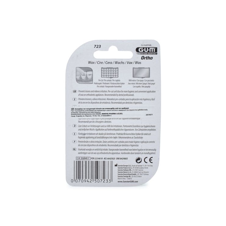 Sunstar Gum 723 Ορθοδοντικό Κερί Unflavored