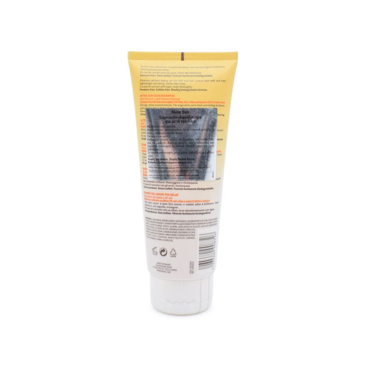Nuxe After-Sun Hair & Body Shampoo Σαμπουάν Αφρόλουτρο για Μετά τον Ήλιο 200ml