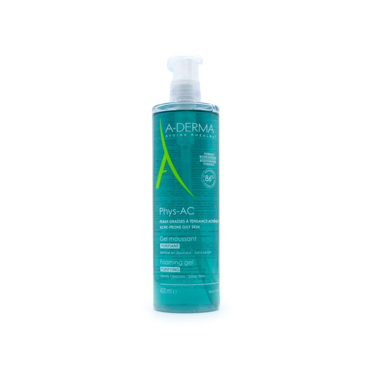 A-Derma Phys-AC Purifying Foaming Gel 400ml