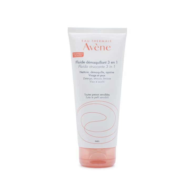 Avene Fluide Demaquillant Γαλάκτωμα Καθαρισμού & Ντεμακιγιάζ 3 σε 1 200ml