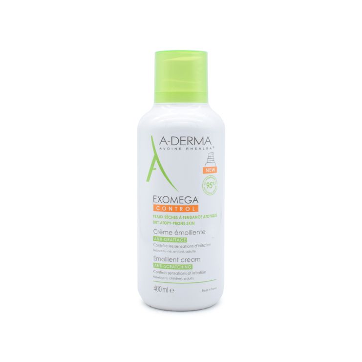 A-Derma Exomega Control Μαλακτική Κρέμα - Ατοπικό Δέρμα Σώμα/Πρόσωπο 400ml