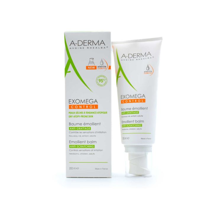 A-Derma Exomega Control Baume Emollient 200ml (with Pump)