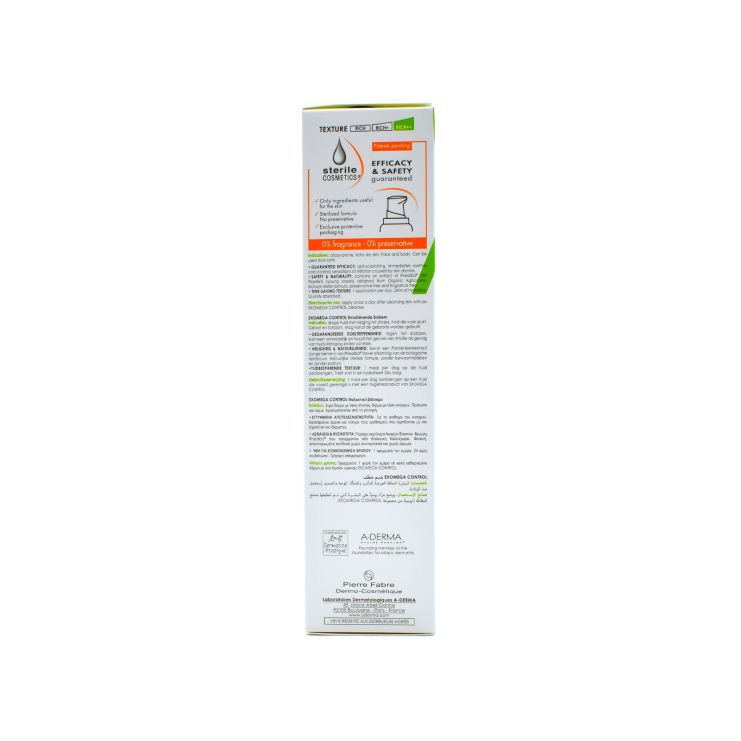 A-Derma Exomega Control Baume Emollient 200ml (with Pump)