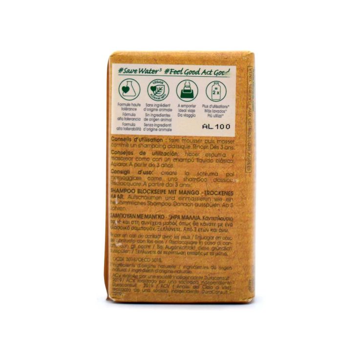 Klorane Shampoo Bar Ξηρά Μαλλιά με Mango 80g