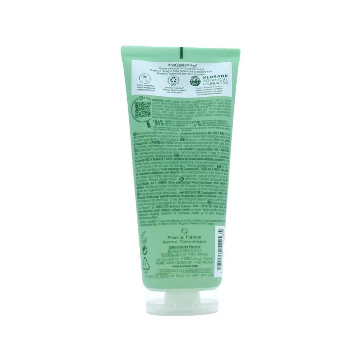 Klorane Αφρόλουτρο Χυμός Βamboo 200ml