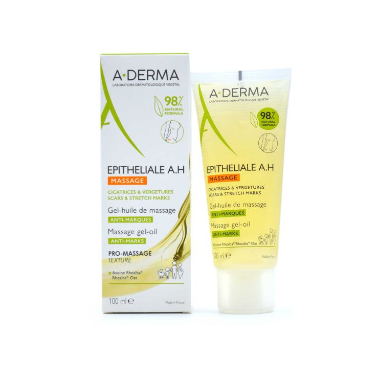 A-Derma Epitheliale A.H. Duo Massage Gel-Oil Έλαιο για Μασάζ κατά των Δερματικών Σημαδιών 100ml