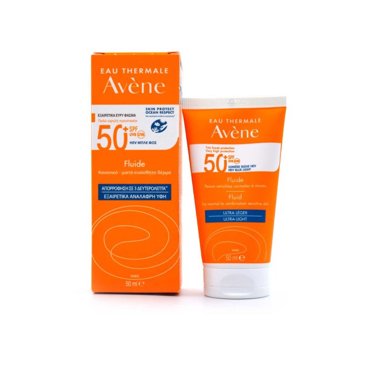Avene Fluid Ultra Light SPF50+ TriAsorB HEV Blue Light 50ml
