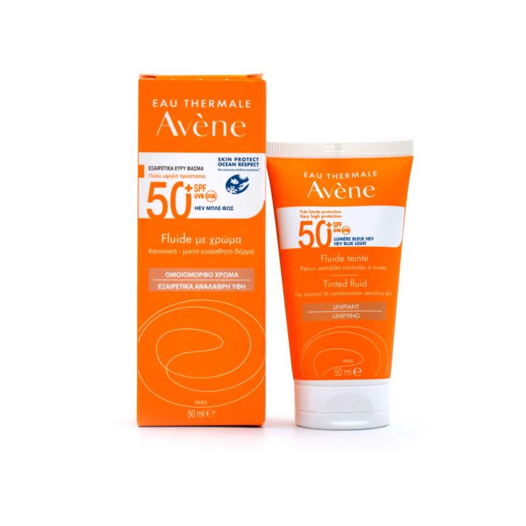 Avene Tinted Fluid SPF50+ TriAsorB HEV Blue Light 50ml