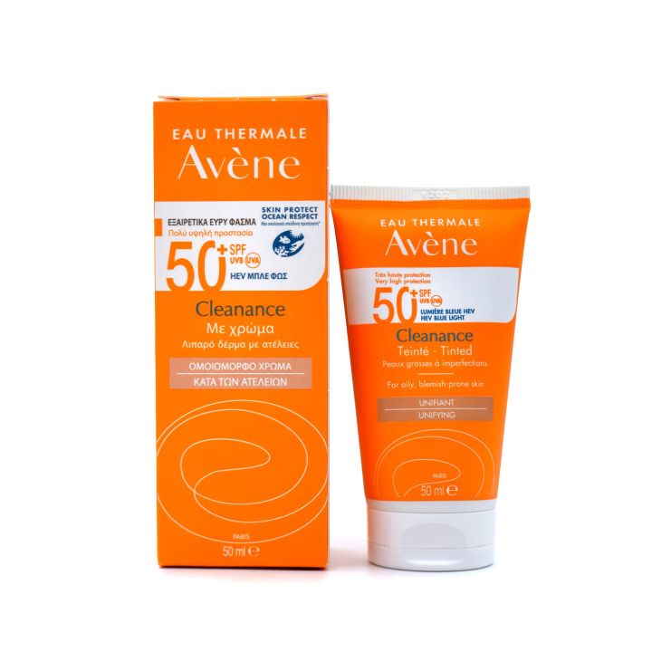 Avene Cleanance Cleanance TriAsorB™ με Χρώμα SPF50+ 50ml
