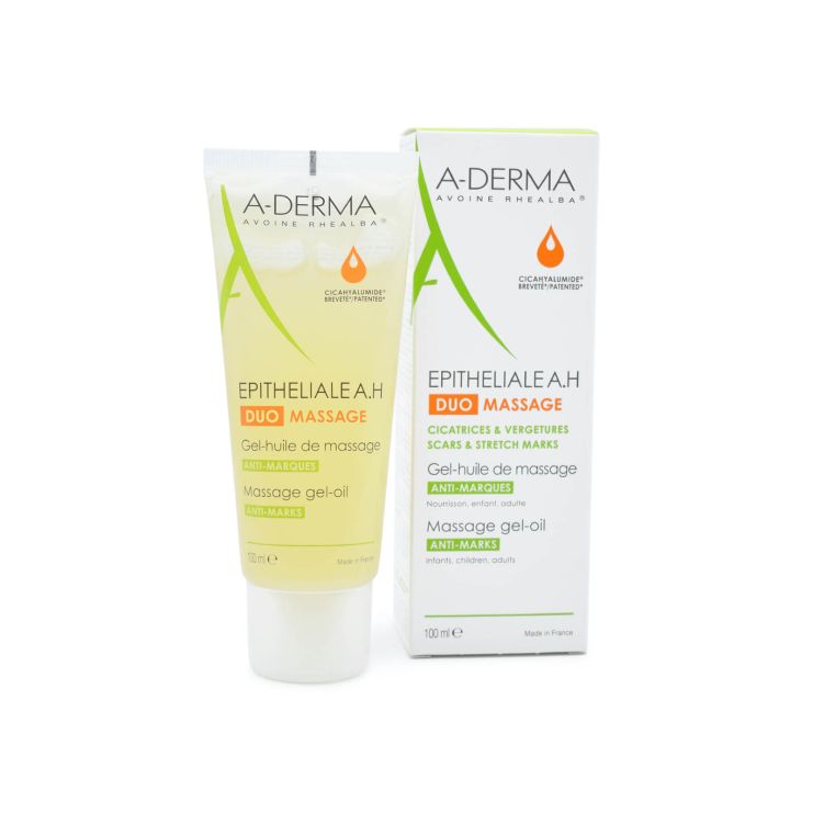 A-Derma Epitheliale A.H. Duo Massage Gel-Oil Έλαιο για Μασάζ κατά των Δερματικών Σημαδιών 100ml