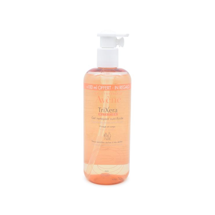 Avene TriXera Nutrition Gel Nettoyant Νutri-Fluid Λεπτόρρευστο Θρεπτικό Καθαριστικό 500ml