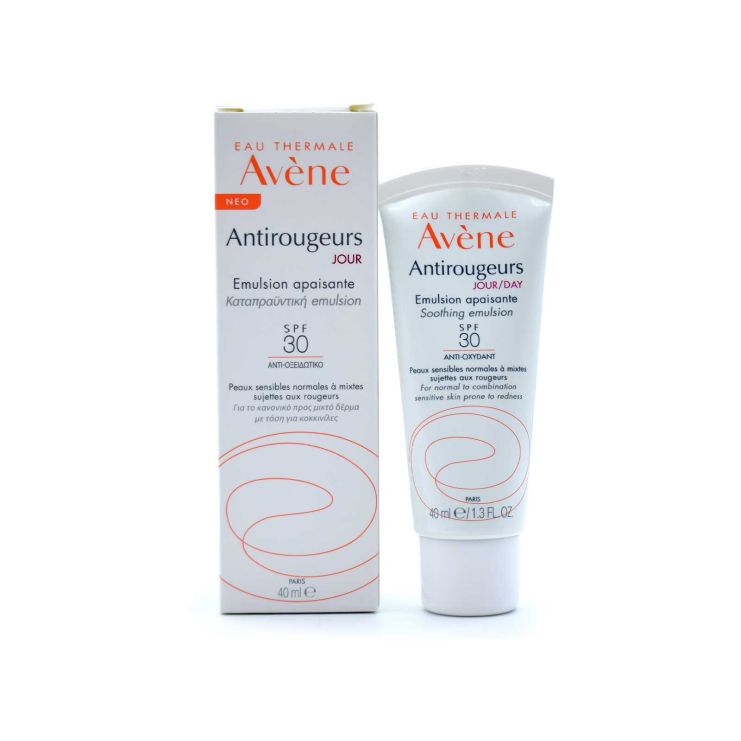 Avene Antirougeurs Καταπραϋντικό Γαλάκτωμα Ημέρας SPF30 Κανονική-Μικτή Επιδερμίδα 40ml
