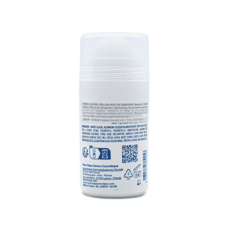 Ducray Hidrosis Control Αντιιδρωτικό Roll-on για τις Μασχάλες 40ml