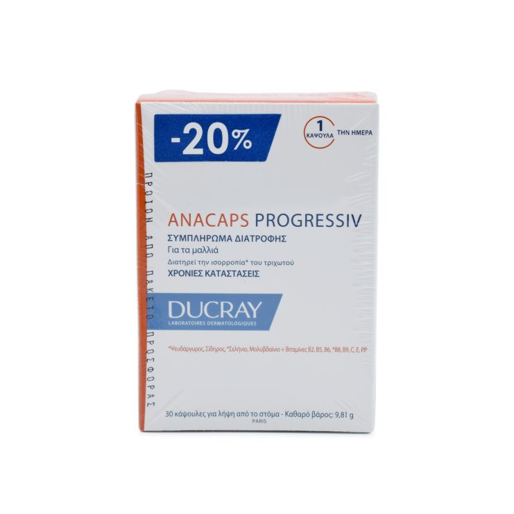 Ducray Anacaps Progressiv 2 x 30 κάψουλες