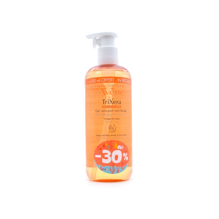 Avene Trixera Nutrition Λεπτόρρευστο Θρεπτικό Gel Καθαρισμού 500ml