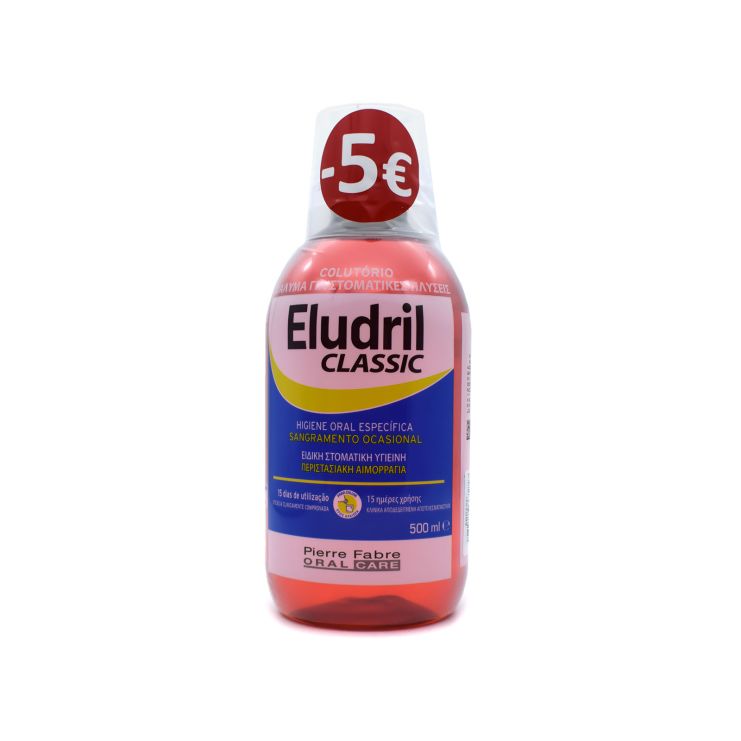 Elgydium Eludril Classic Στοματικό Διάλυμα 500ml