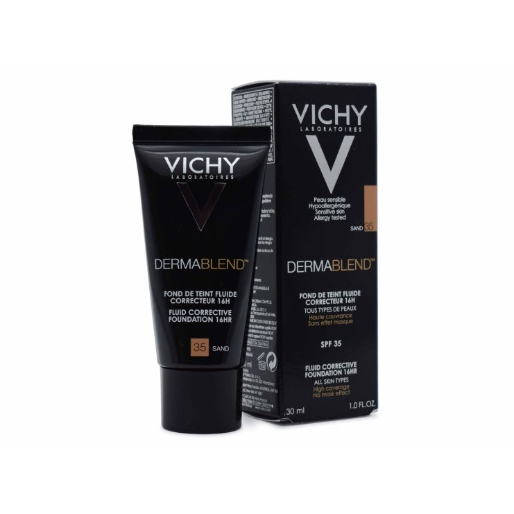 Vichy Dermablend Fluide Ματ Μέικ Απ Mε SPF35 No35 Sand 30ml