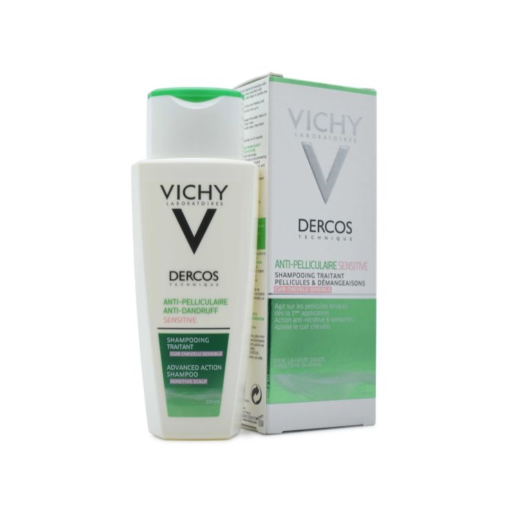  Vichy Dercos Anti-Dandruff Sensitive Advanced Action Shampoo for Sensitive Scalp 200ml
