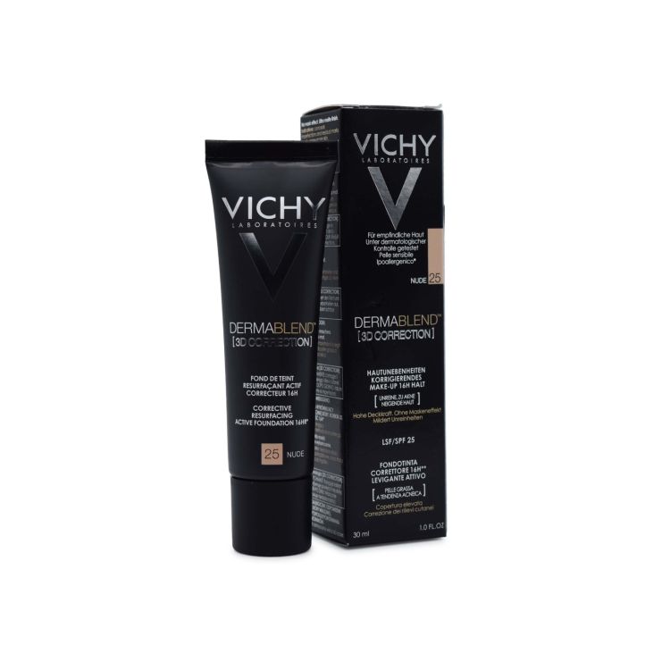 Vichy Dermablend 3D Make-Up Προσώπου Με SPF25 No25 Νude 30ml