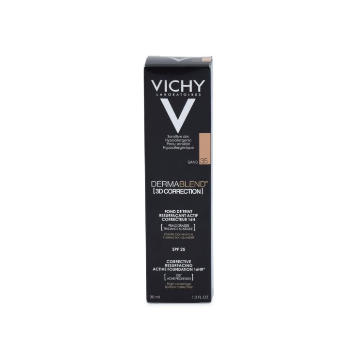 Vichy Dermablend 3D Make-Up Προσώπου Με SPF25 No35 Sand 30ml