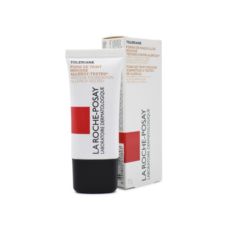 La Roche Posay Toleriane Mousse Foundation Make Up Για Ματ Αποτέλεσμα SPF20 02 Light Beige 30ml