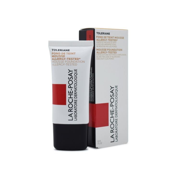 La Roche Posay Toleriane Mousse Foundation Make Up Για Ματ Αποτέλεσμα SPF20 03 Sand 30ml