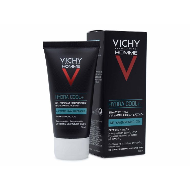 Vichy Homme Hydra Cool+  Ενυδατικό Gel για Άντρες 50ml