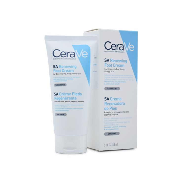 Cerave SA Renewing Foot Cream Κρέμα Ποδιών 88ml
