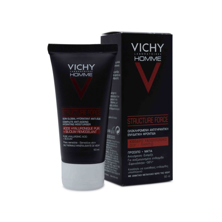 Vichy Homme Structure Force Αντιρυτιδική Κρέμα για Άντρες 50ml