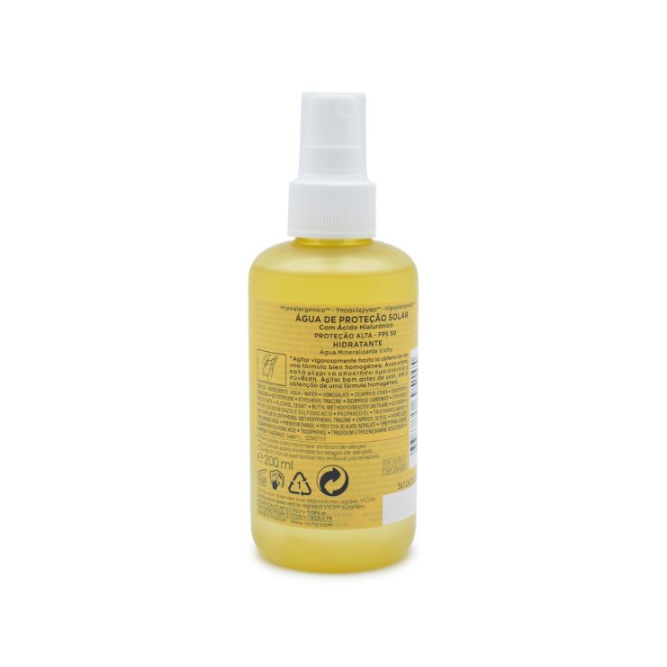 Vichy Capital Soleil Αντηλιακό Νερό Προστασίας Spray SPF50 Για Ενυδάτωση 200ml