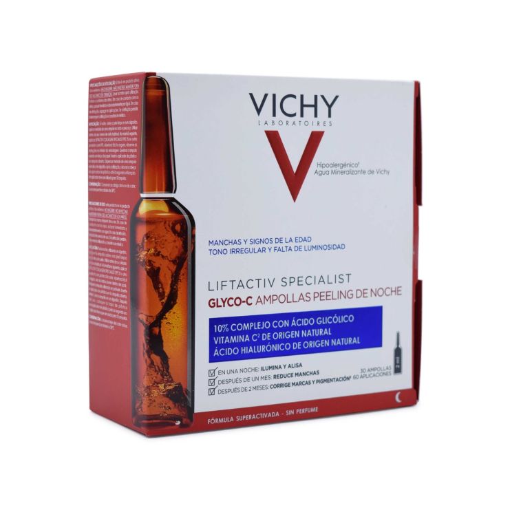 Vichy Liftactiv Specialist Glyco-C Night Peel  Αμπούλες Προσώπου 30 x 2ml