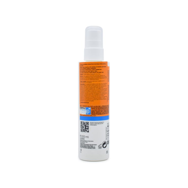 La Roche Posay Anthelios Dermo-Pediatrics Παιδικό Αντηλιακό Spray SPF50+ 200ml