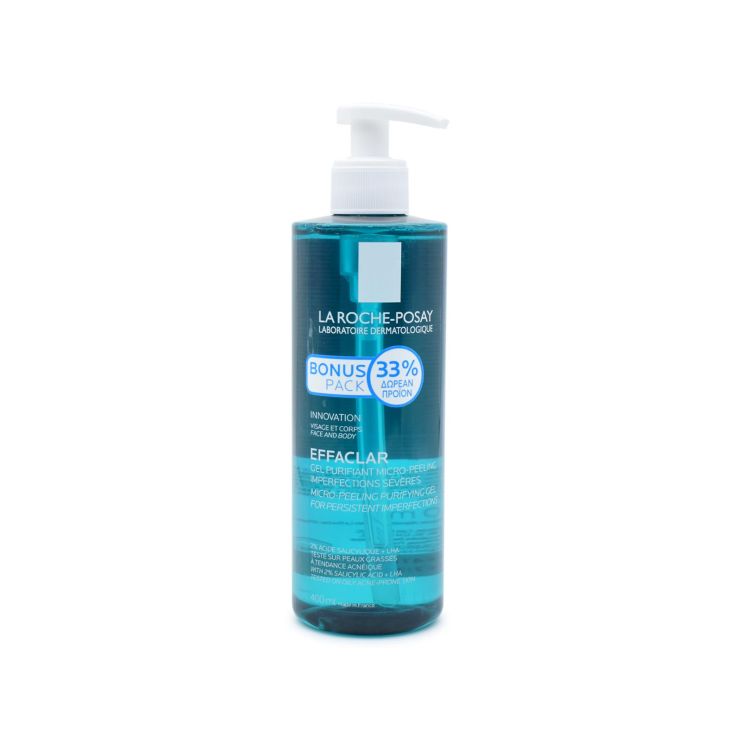 La Roche Posay Effaclar Face And Body Micro-Peeling Purifying Gel Wash 400ml