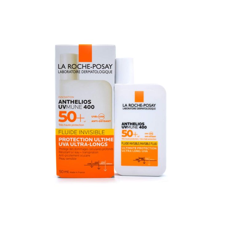 La Roche Posay Anthelios Uvmune 400 Invisible Fluid SPF50+ Αντηλιακό Προσώπου με Άρωμα 50ml