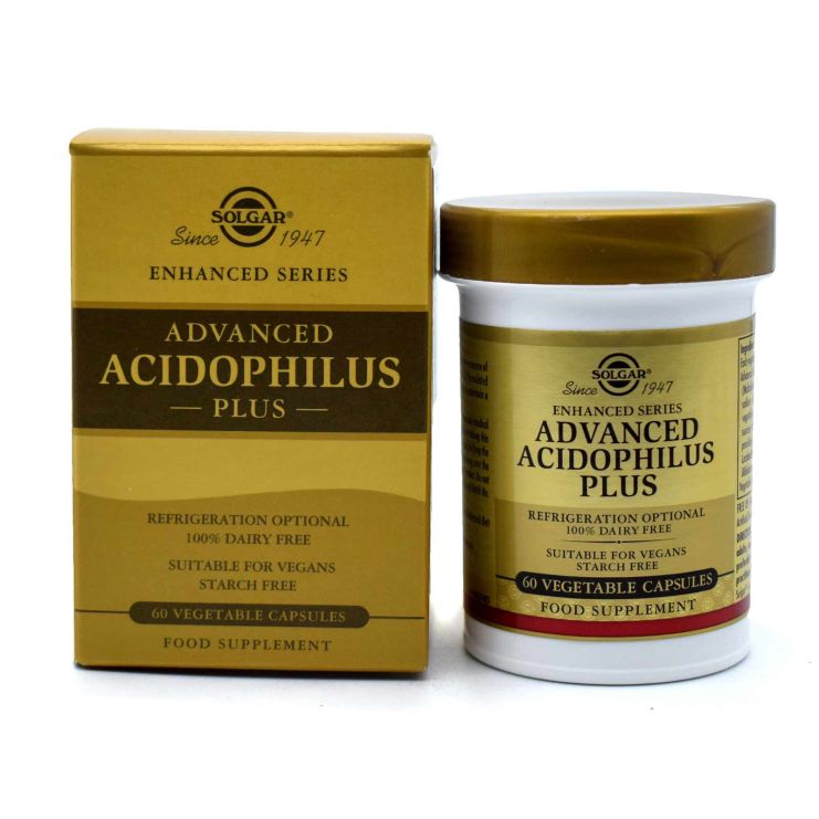 Solgar Advanced Acidophilus Plus 60 φυτικές κάψουλες