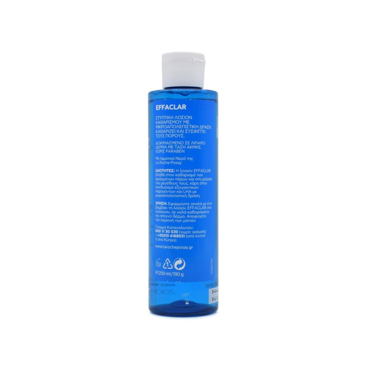 La Roche Posay Effaclar Astringent Στυπτική Λοσιόν Καθαρισμού 200ml