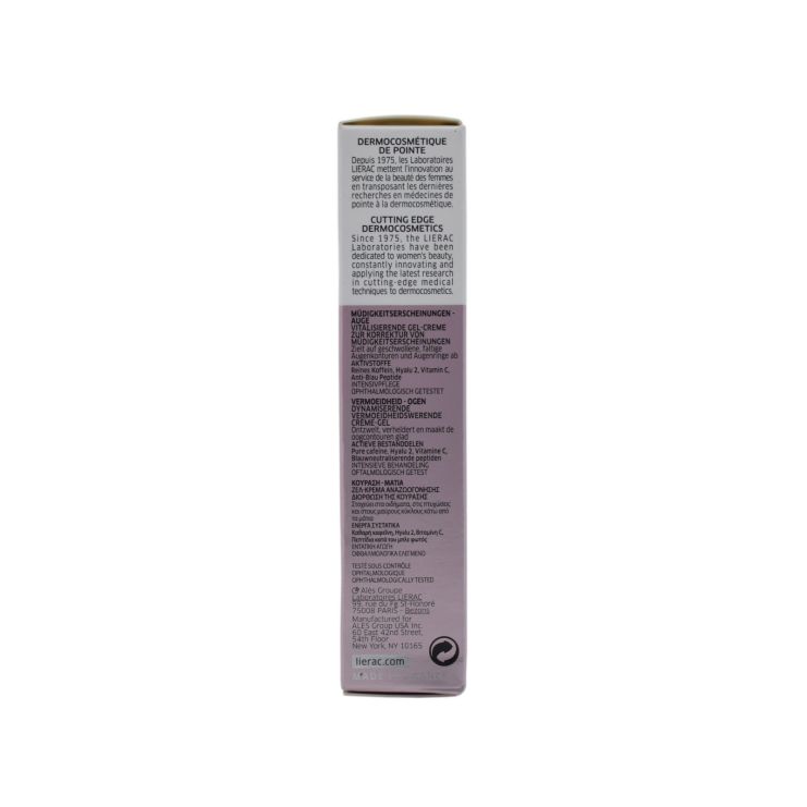 Lierac Dioptifatigue Fatigue Correction Re Energizing Gel-Cream Διόρθωση της Κούρασης - Μάτια 15ml
